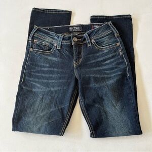 Silver Jean Suki Mid baby boot Dark Wash Jeans